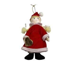 The Christmas Wish Anja Scandinavian Stuffed Plush Cloth Doll 6.5” Nordic Sweden